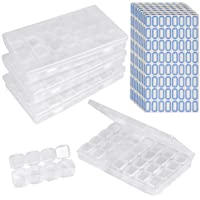 Caja Ajustable Organizador Diamond Painting 28 Grids 3PCS con Etiquetas 640PCS- Caja de Diamante de Pitura Caja…